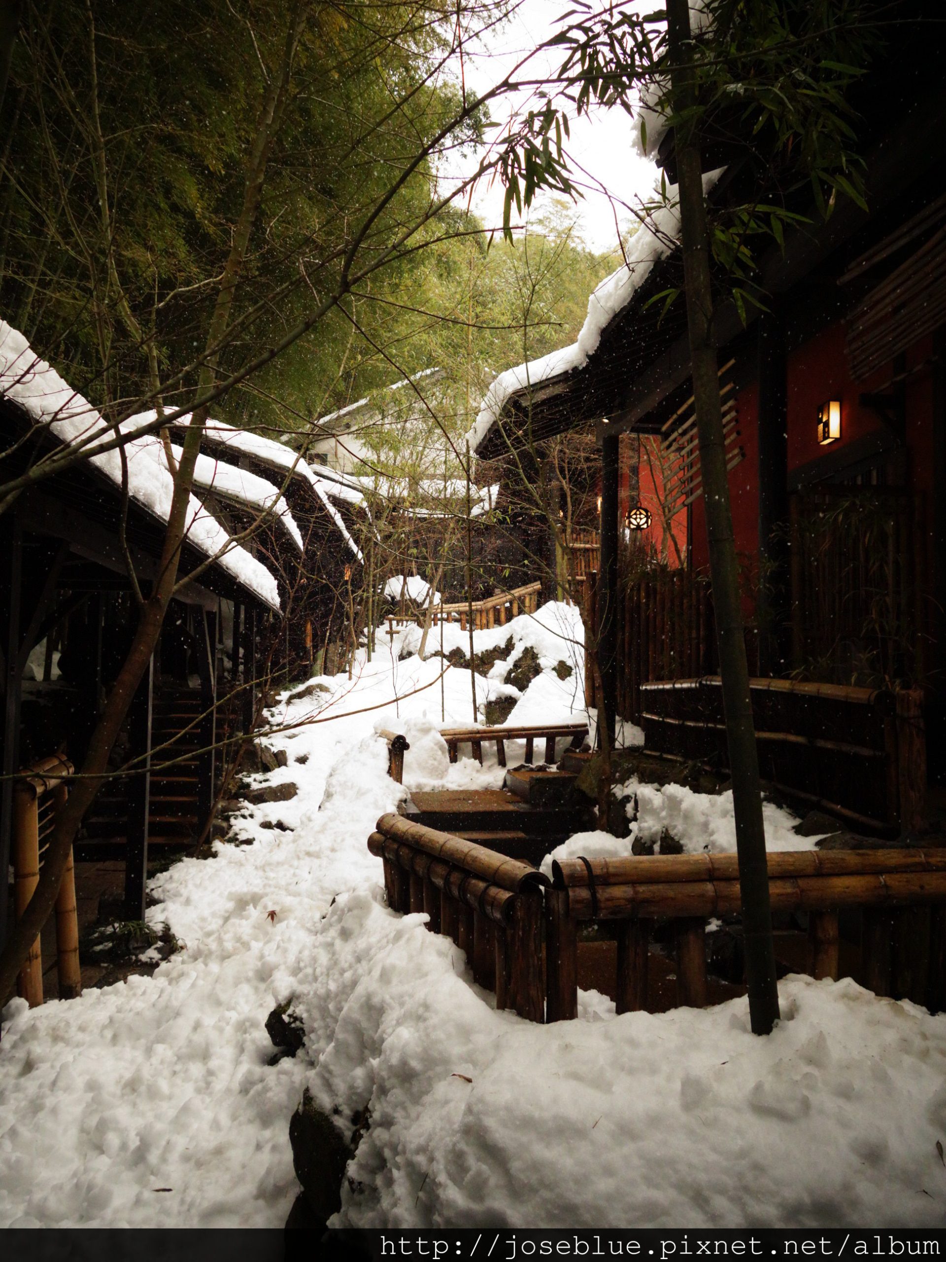 日本 九州 黑川溫泉 【 山荘 竹ふえ 竹笛 】館內設施  白川 秘境 雪見溫泉 Takefue
